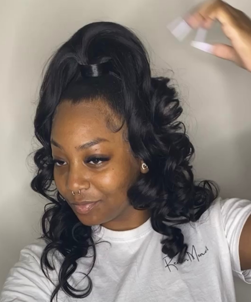 Half Up Half Down