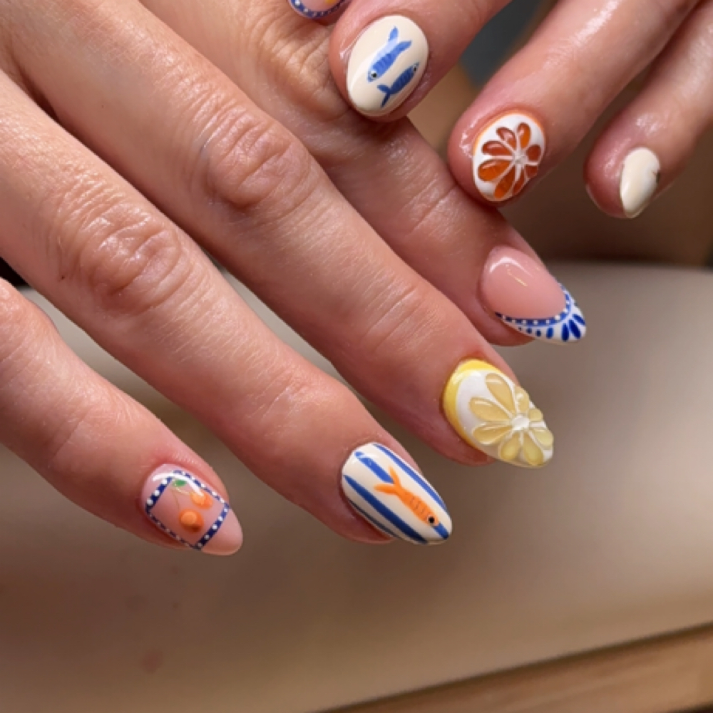 Short/Medium Gel-X Full Set at nailelixiir in Coventry Township, OH