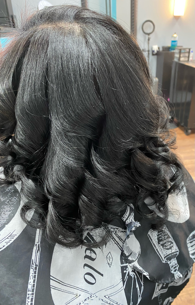 Silk Press, Demi Color, Trim