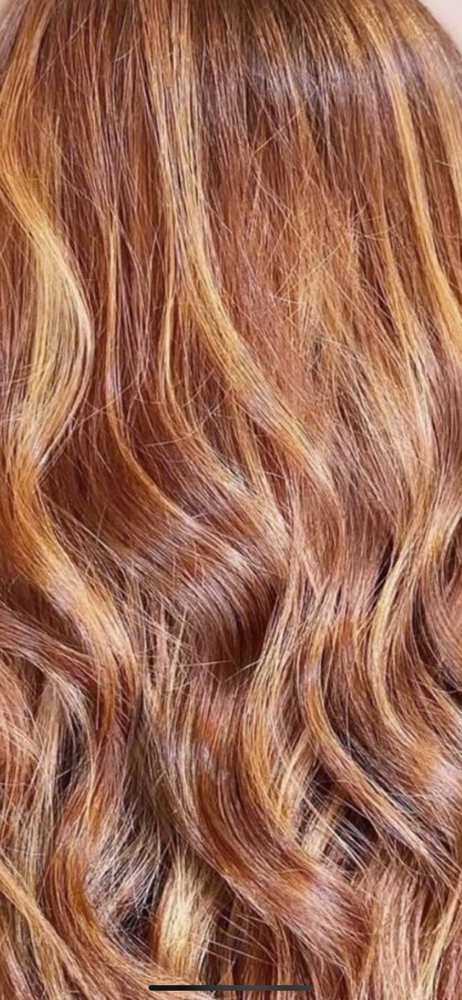 Blowout With Curls
