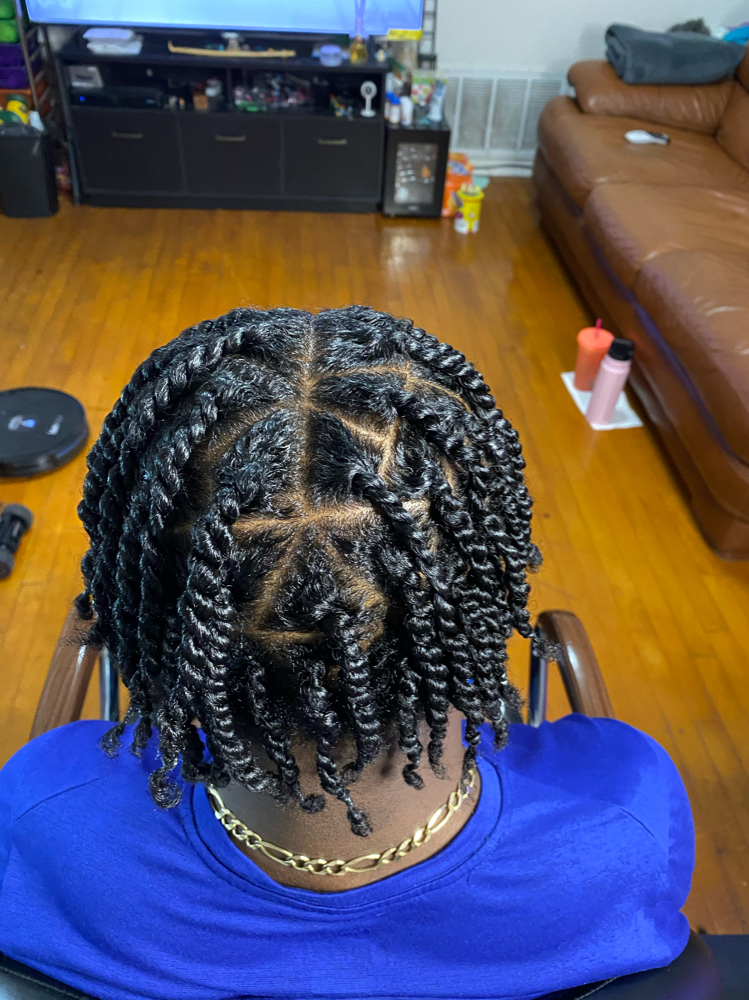 Two Strand Twist W/wash. W/O Weave