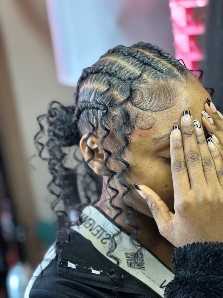 6-8 Feed In Braids at Layed By Liyah in Yakima, WA
