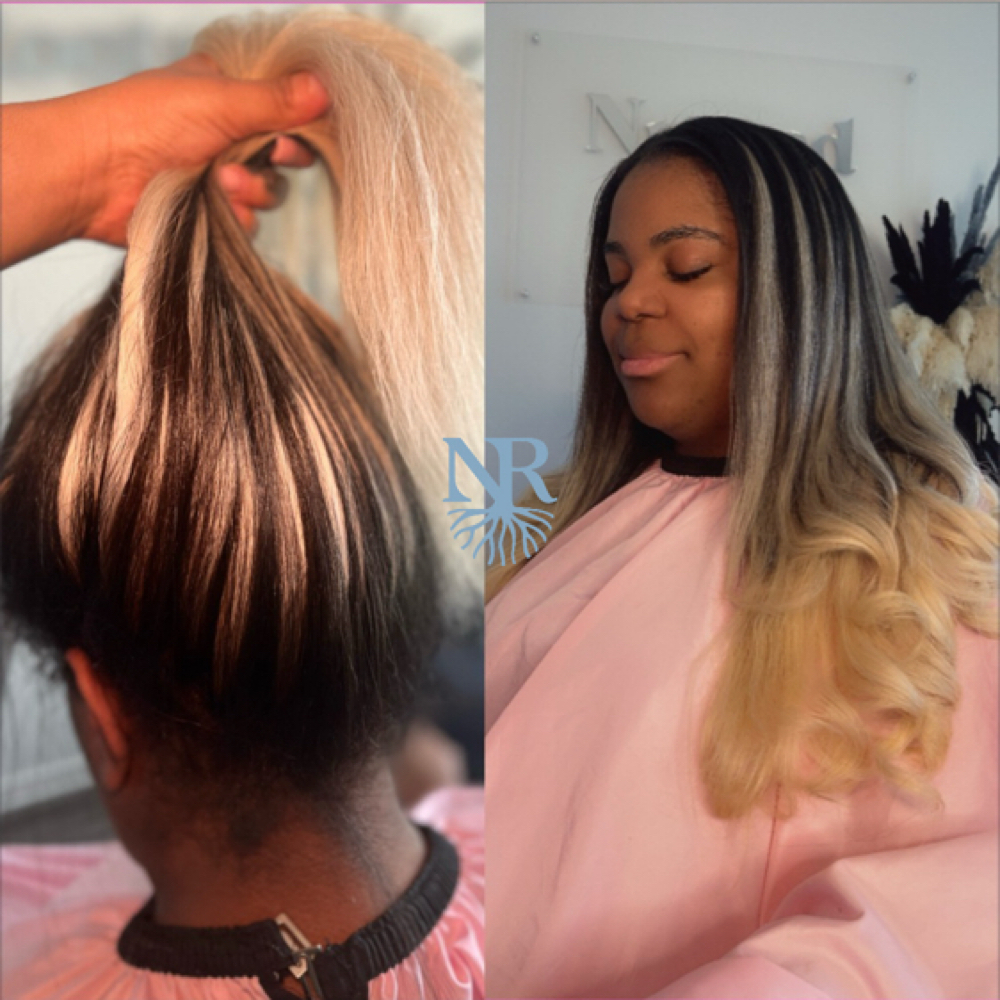 Brazilian Knots (2.5 — 3 bundles) at Nursed Roots in Desoto, TX