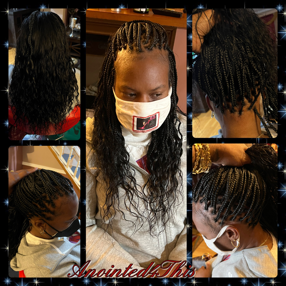Middle Sew In & Boxbraids