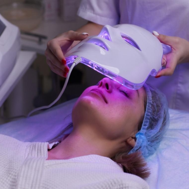 LED Light Therapy Session at MediOne Wellness Center in Jacksonville, FL