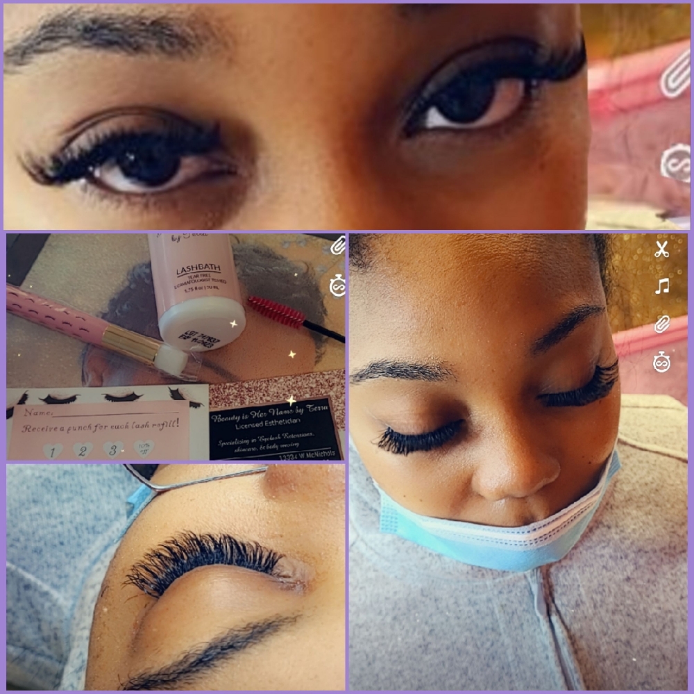 Eyelash Extensions Volume