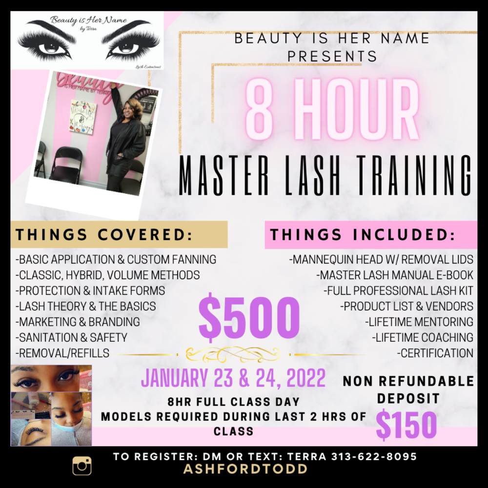 Eyelash Extensions Training