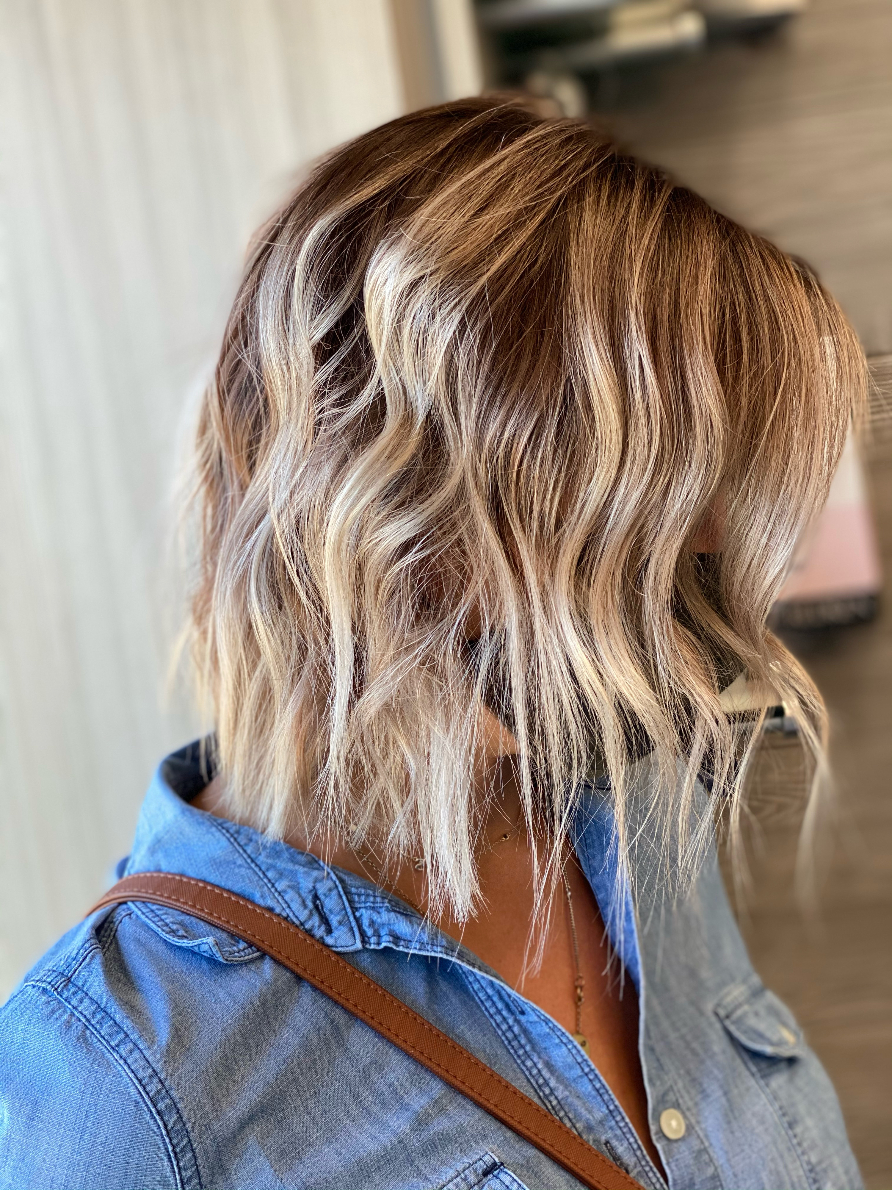 Balayage highlights w/Root Touch Up