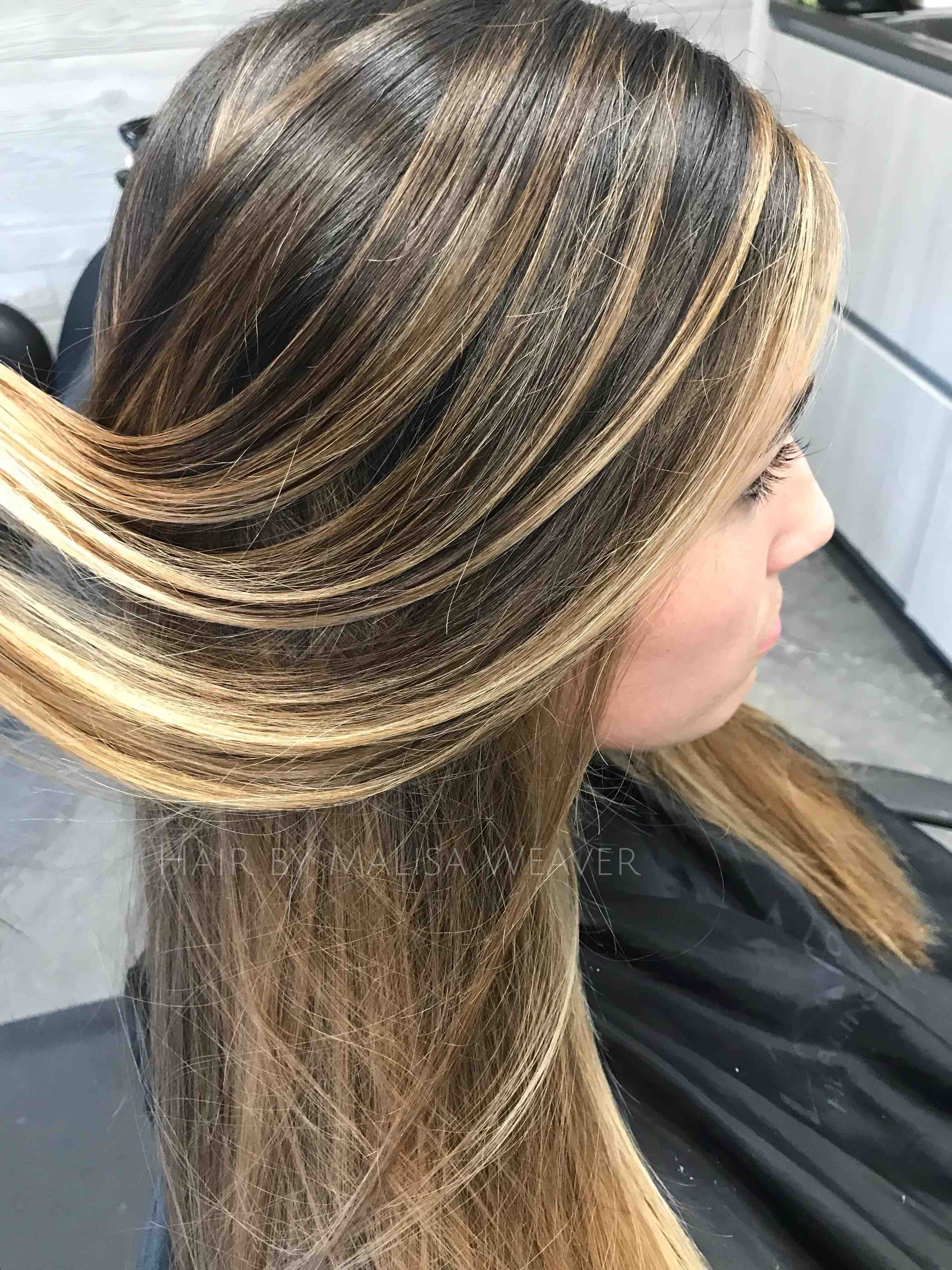 Face framing Balayage