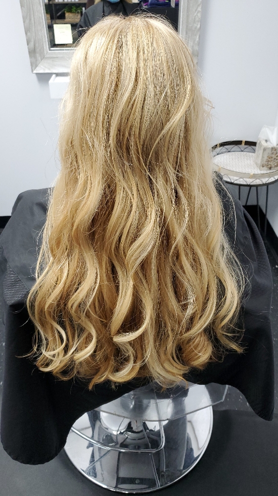 All Over Blonding Regrowth