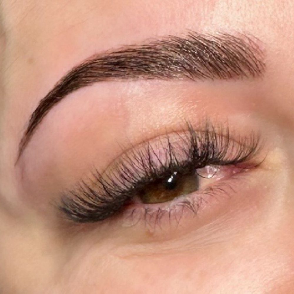 Brow Lamination W/ Hybrid Tint at Dee's Beauty Den in Bennett, CO
