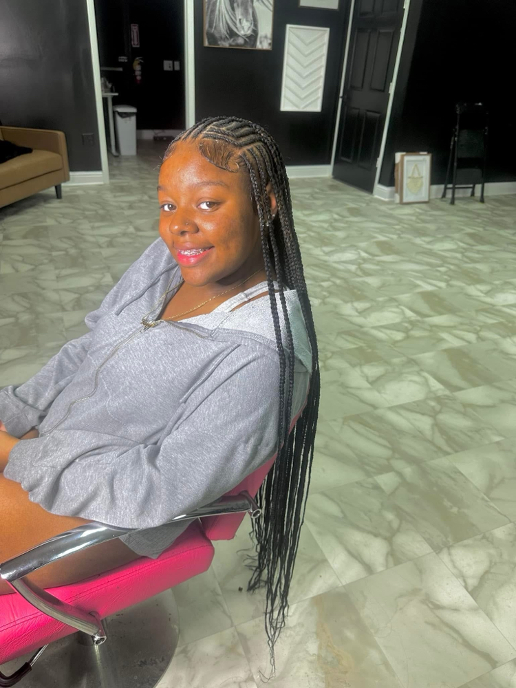 Regular Small Fulani Braids