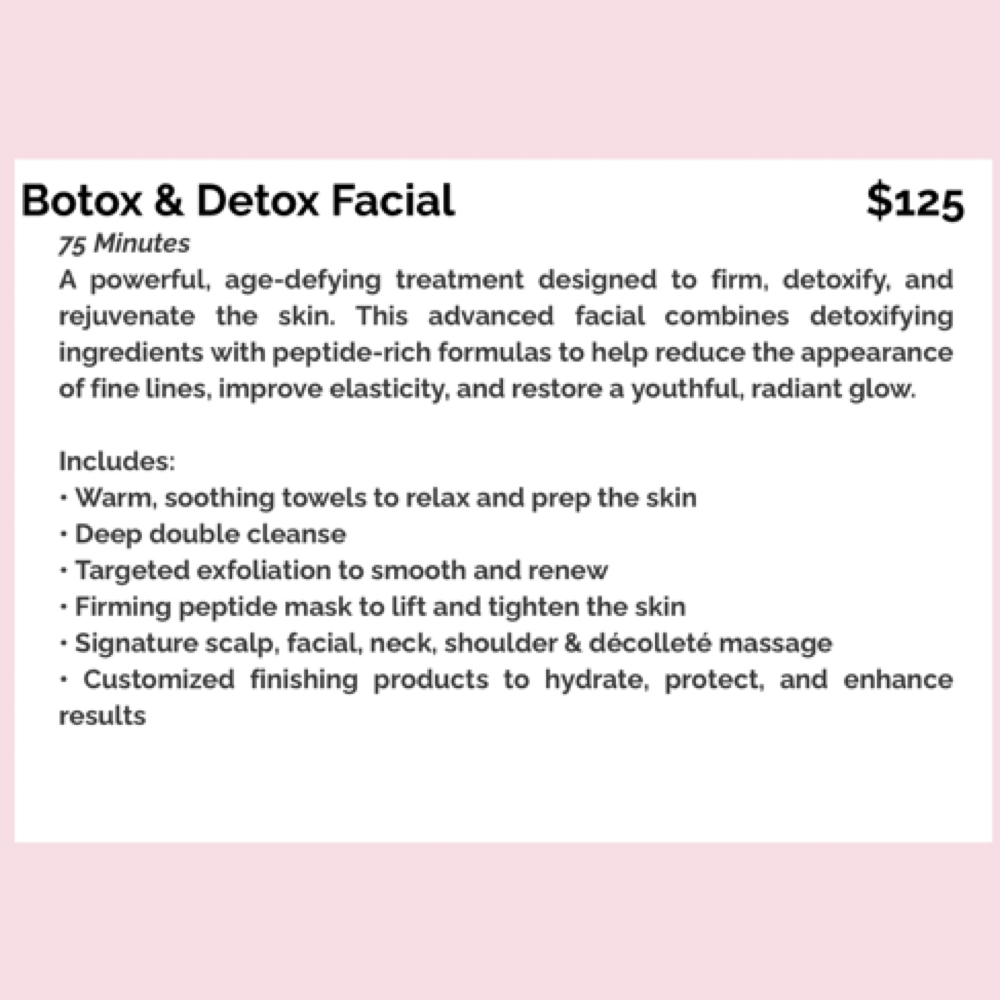 Botox & Detox Facial at K. Brooke Esthetics & Head Spa in Pryor, OK