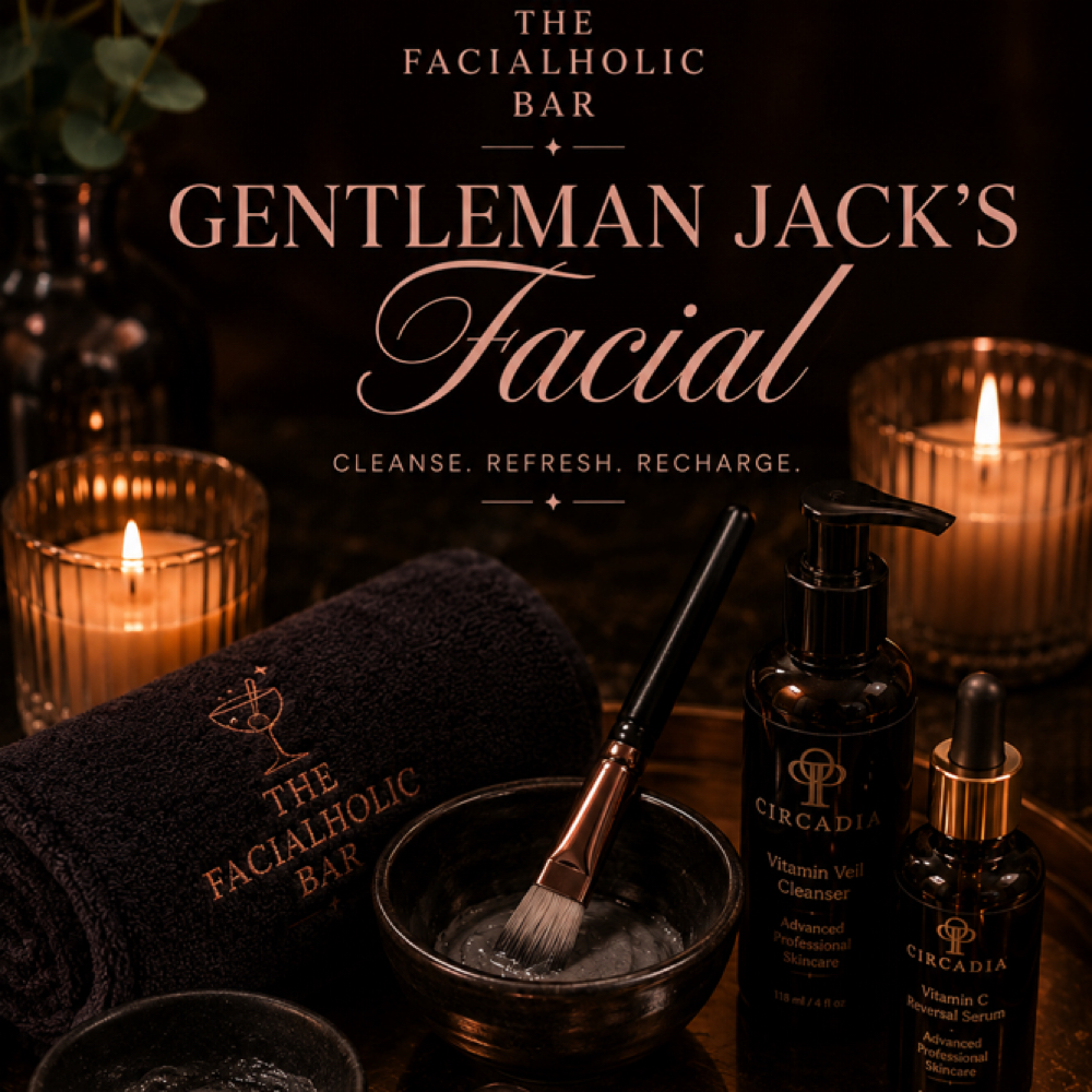 Gentleman Jacks (men)Facial 🧖🏾♂️ at The Facialholic Bar in Houston, TX