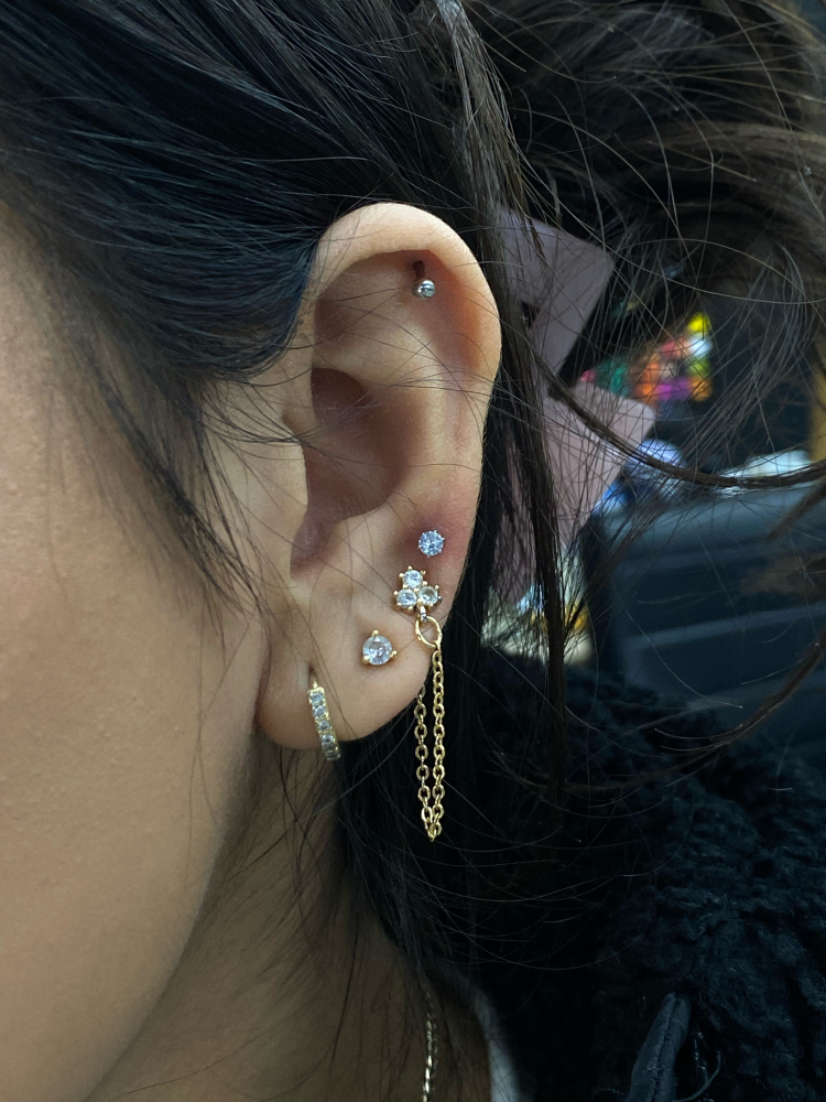 Earlobe Piercing (pair)