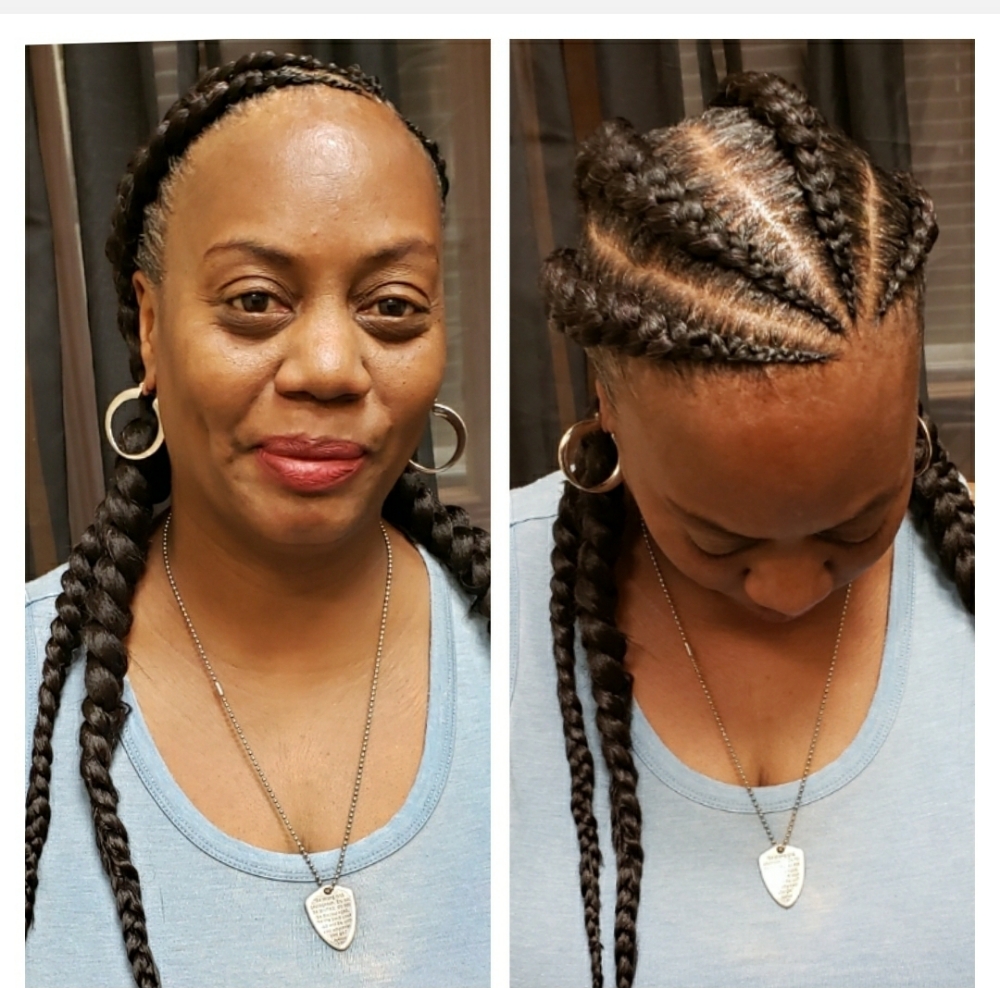 3- 4 Feed-In Braids