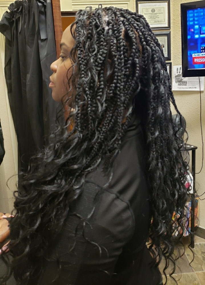 Goddess & Bohemian Braids/Mid Back