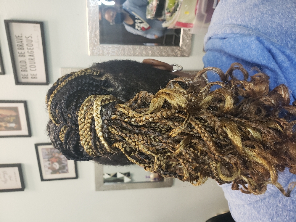 Small Partial Braids/Twists MidBack