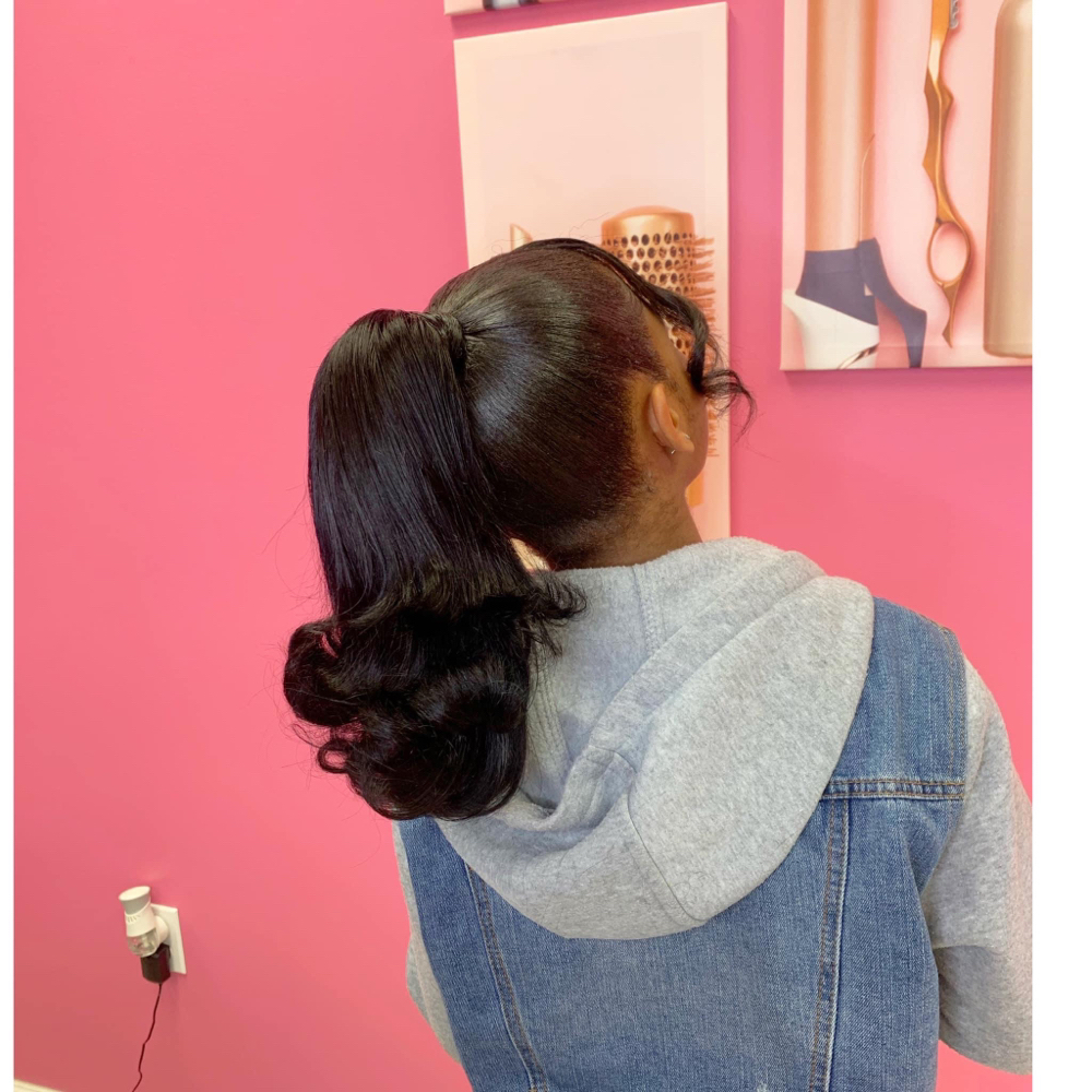 Barbie ponytail at DEMOSHAY STYLES 💅🏾 in Memphis, TN