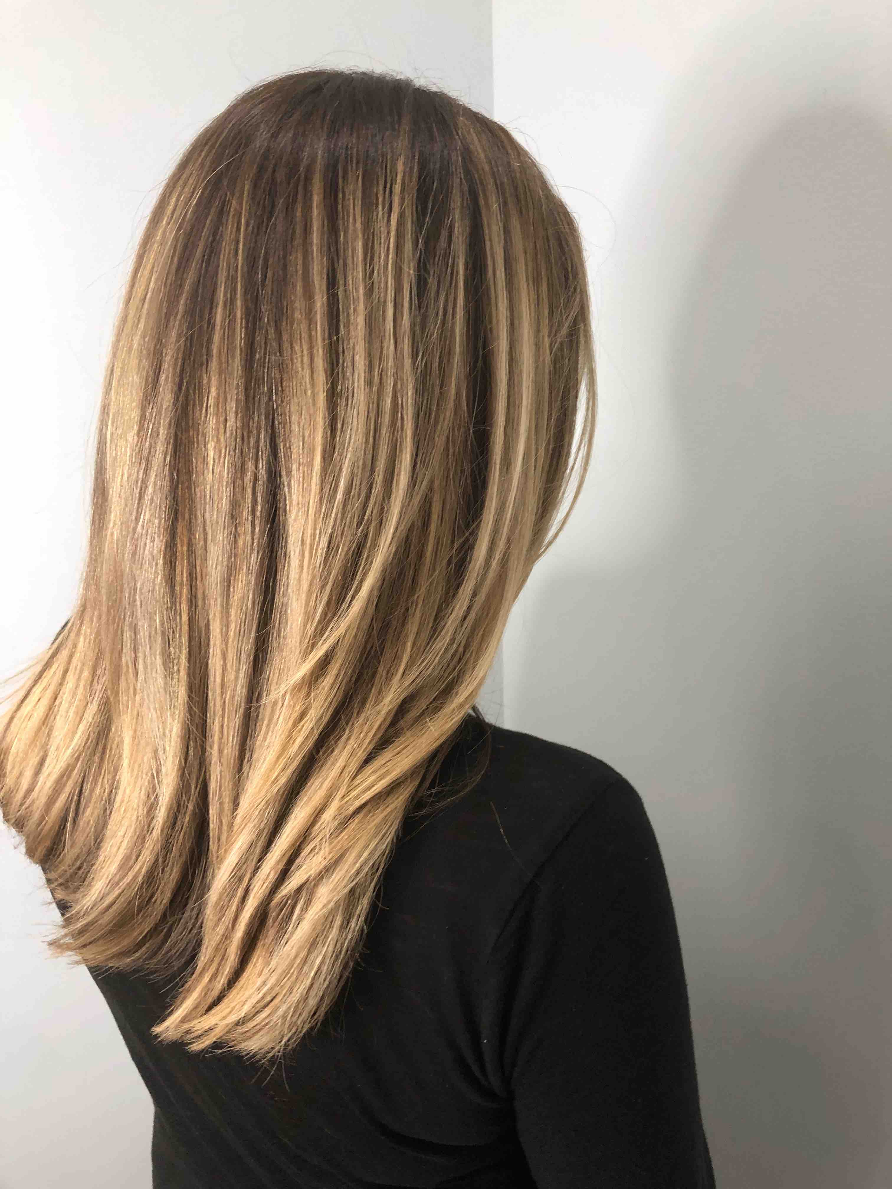 Half Head Balayage & Haircut