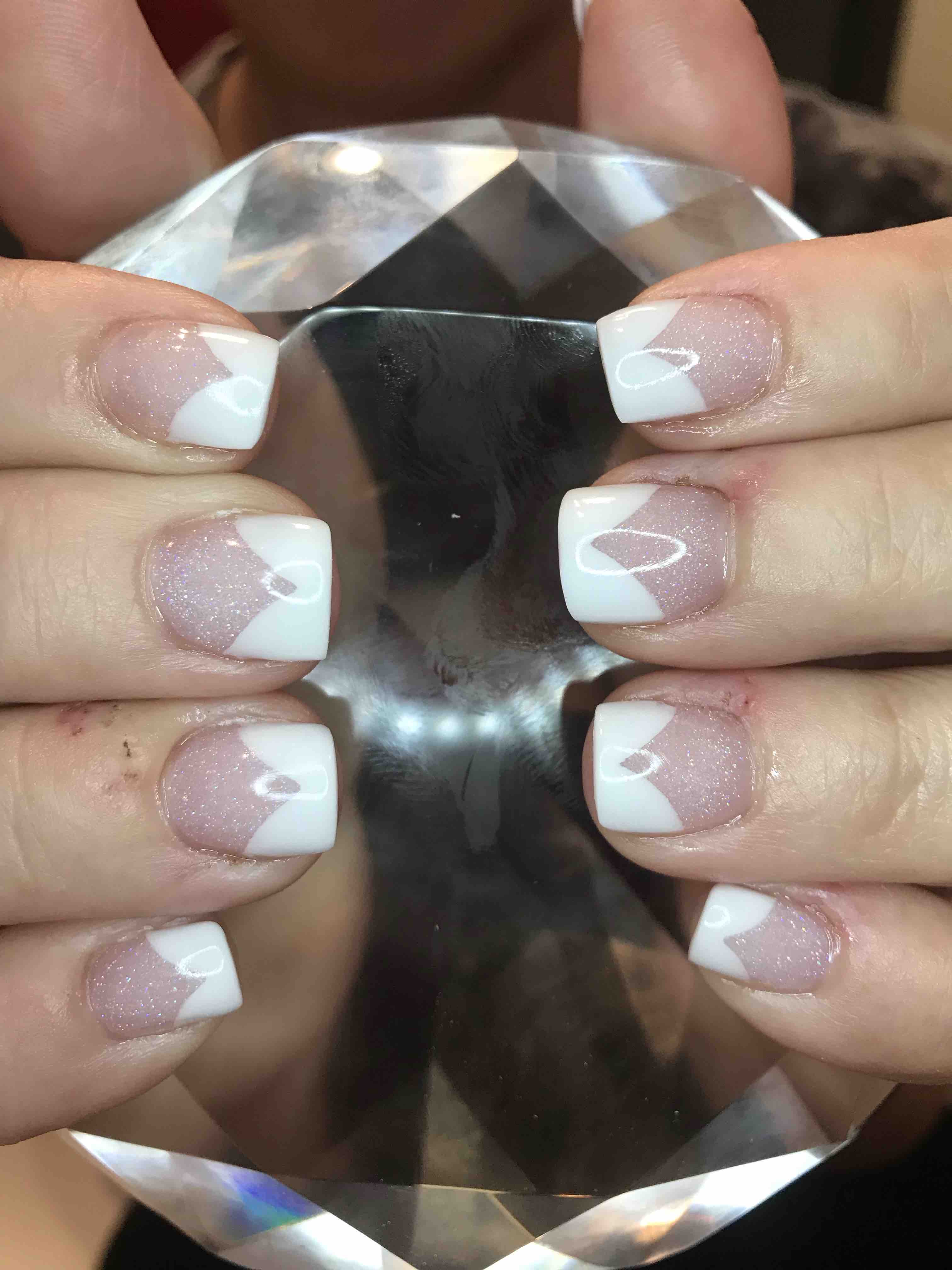 Pink and White Full Set