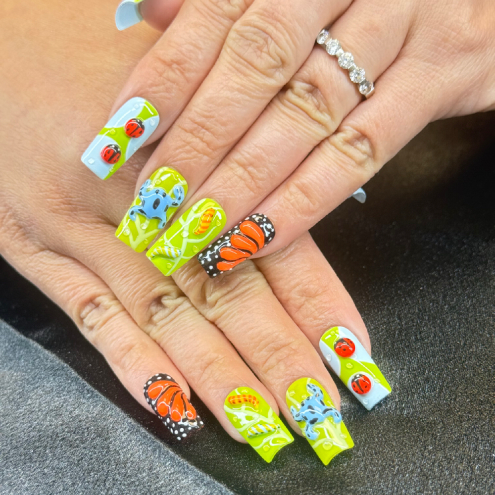 Fullset Acrylic at Miami Valley nails spa in Cincinnati, OH