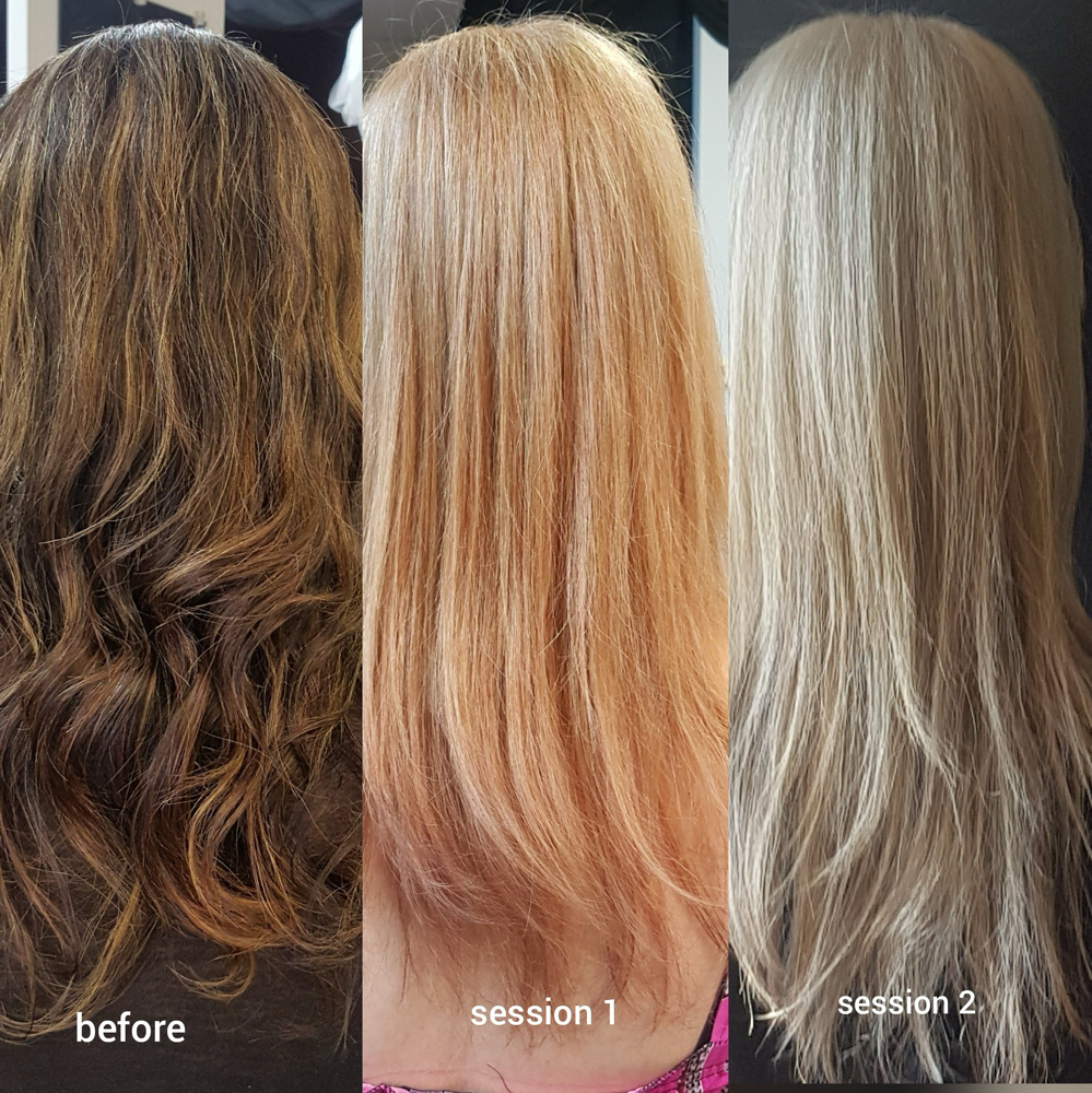 Blonding Session