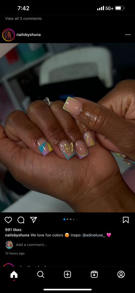 + Nail Repair (2-4 nails)