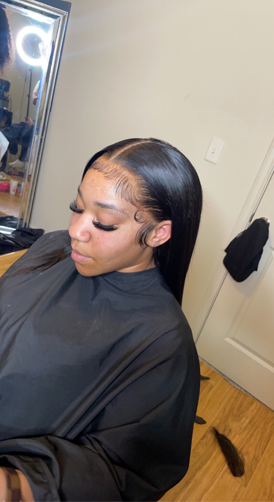 Custom Made Frontal Wig W/ Install