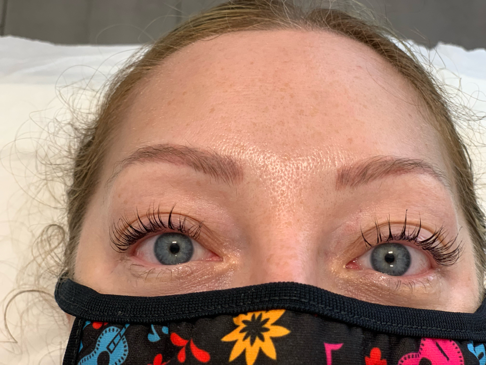 lash lift + Tint