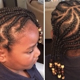 Child CornBraids Natural Hair