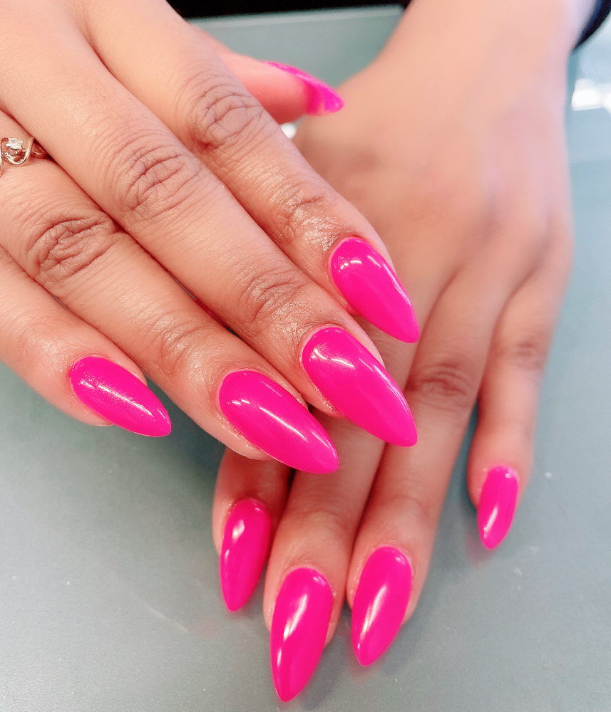 Polygel Fullset - One Color(No Art)