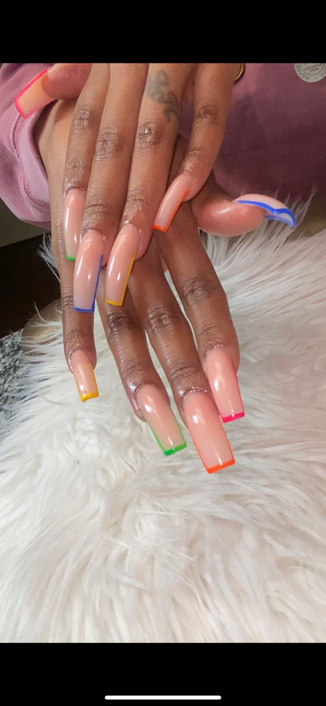 Full Set Curved Long at Cashinae’s in Dayton, OH