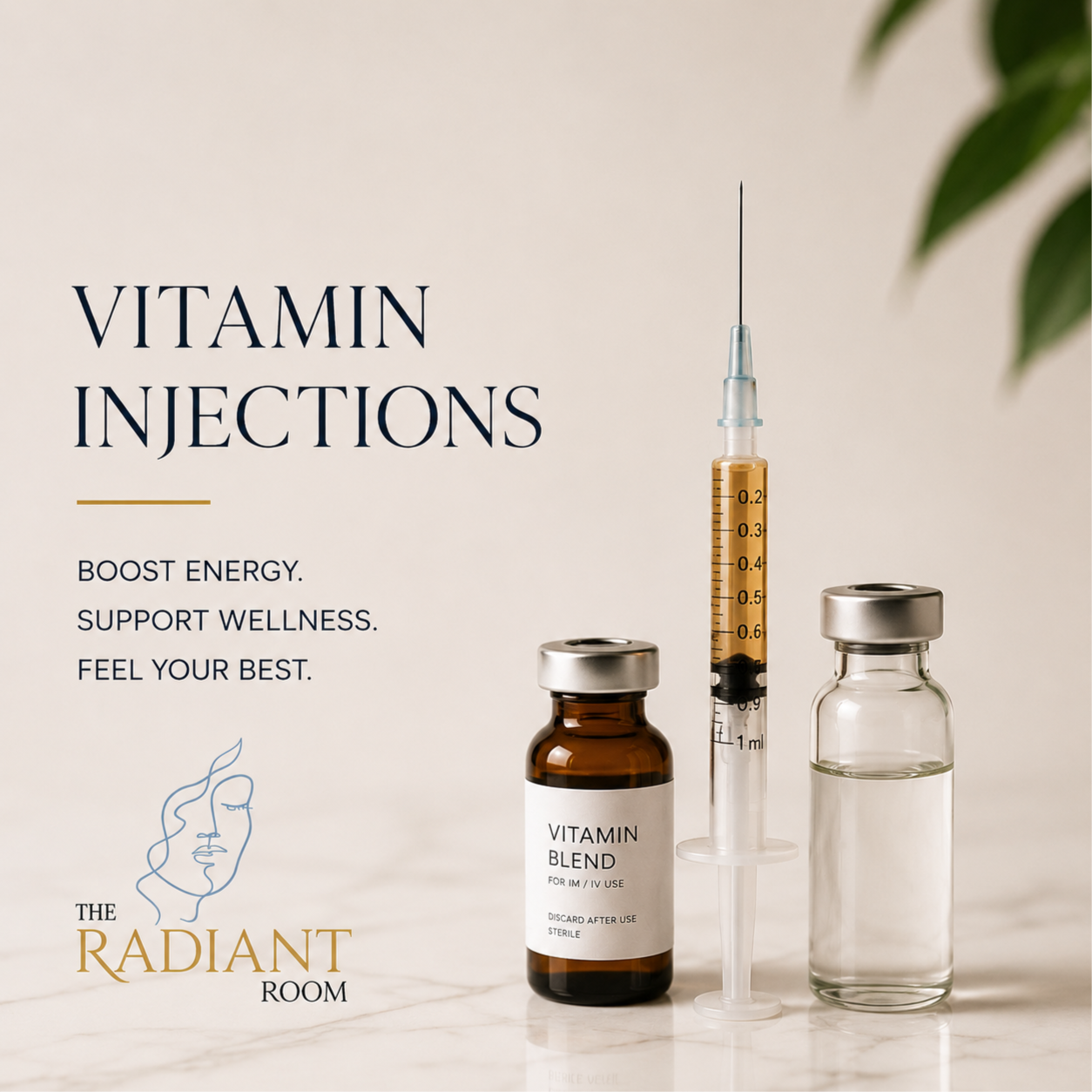 Vitamin Injections at The Radiant Room in McAllen, TX