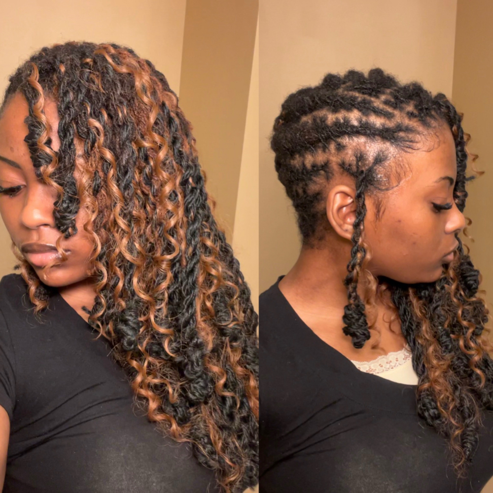 Loc Retwist+style at TeeTee slayed it in Reading, PA