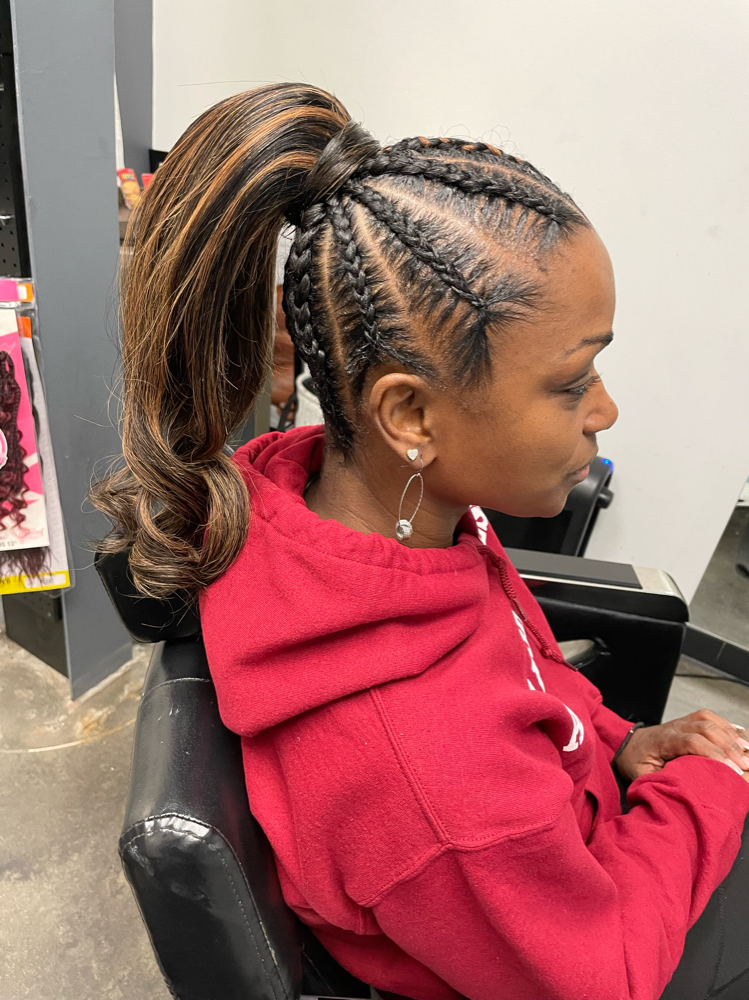 Braids & Ponytail