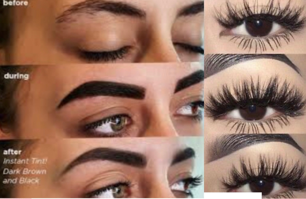 Brow Tint & Clusters Lashes