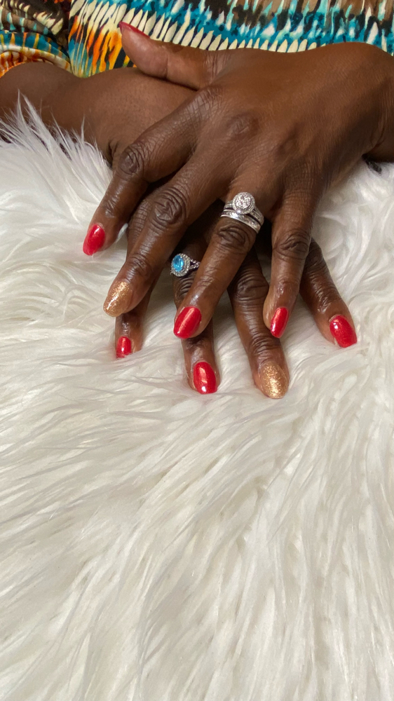 Acrylic Overlay at Cashinae’s in Dayton, OH