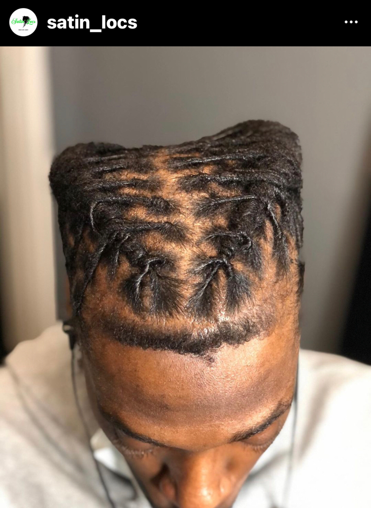Barrels/ Retwist at Satin Locs in Georgia, GA