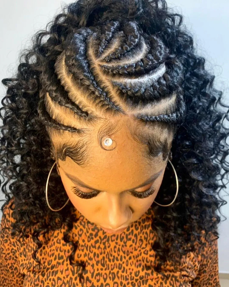 Cornrow Style (Natural Hair)