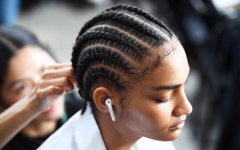 Straight Cornrows (Natural Hair)