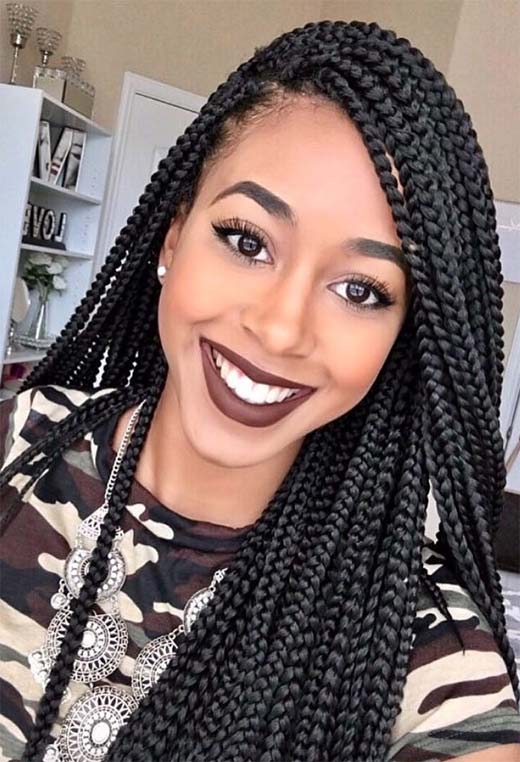 Medium Sized Box Braids