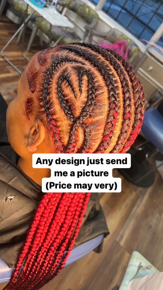 Stitch Braid customize Desgins|