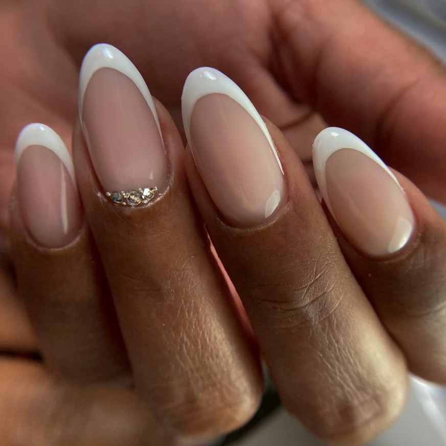 French Tip Design at Nails Today Studio in Naperville, IL