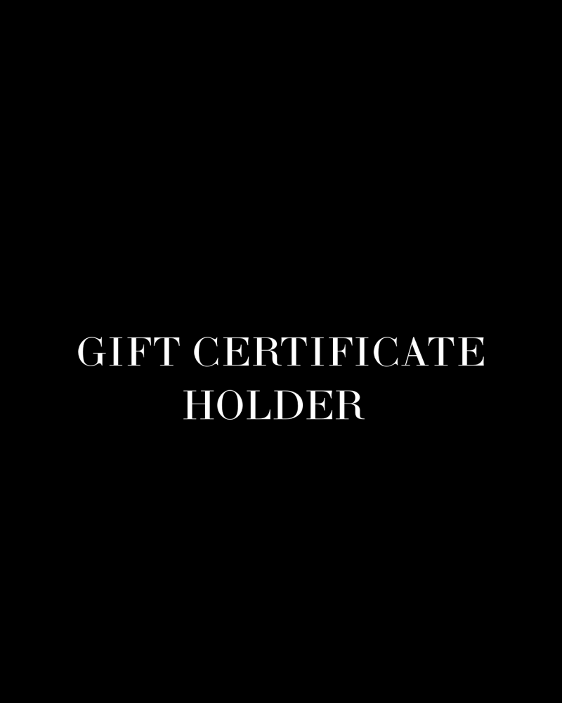 Gift Certificate Holder