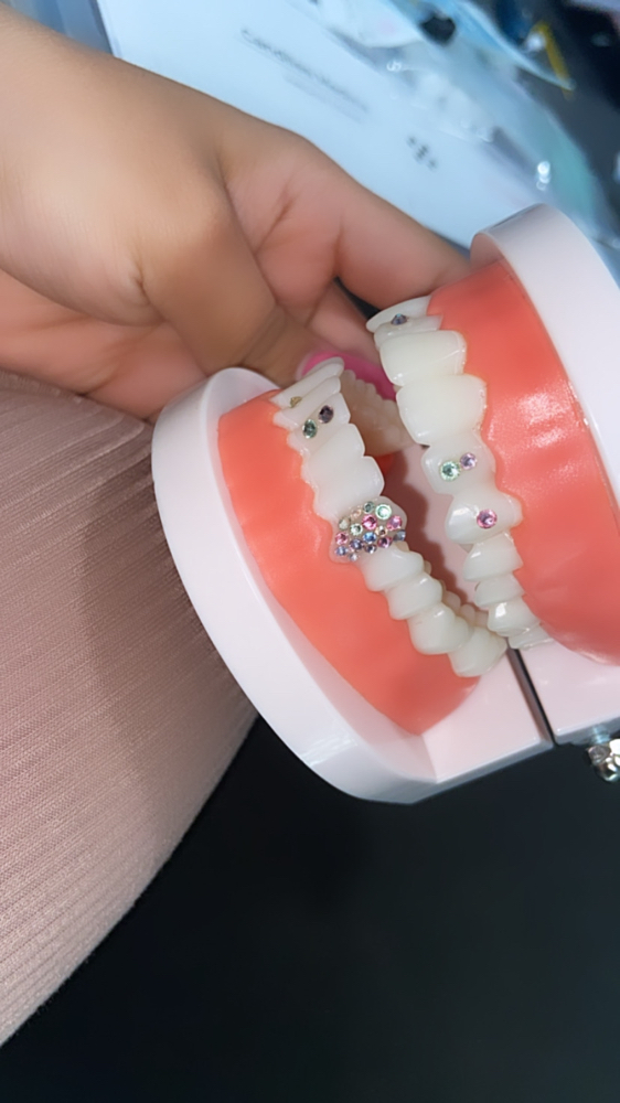 Custom Tooth Gem Design w/ 5 + at Candilashes in Glendale, AZ