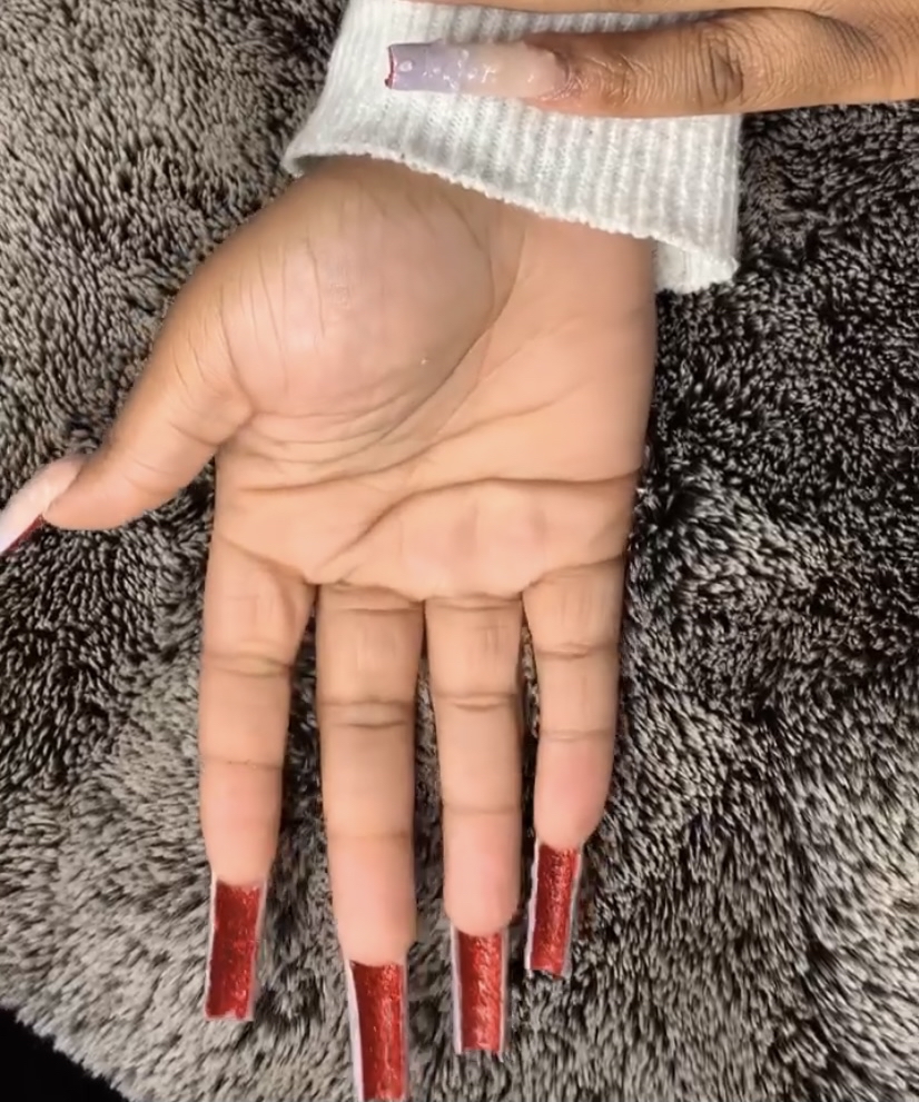 Red bottom nails