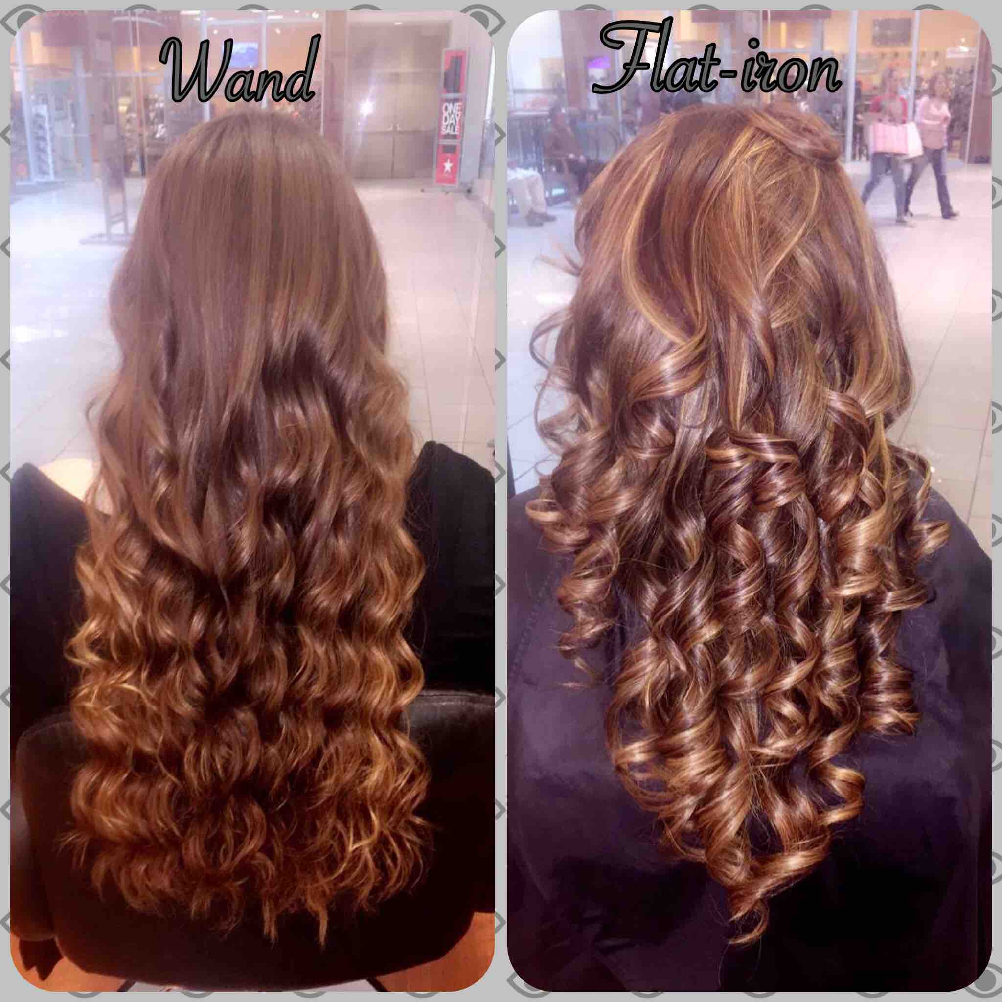 Flat Iron/Wand Curls