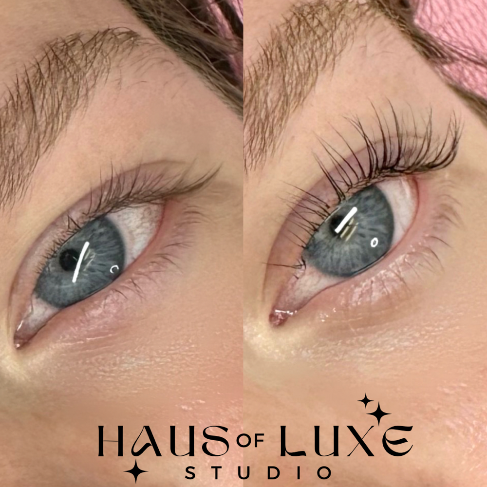 Lash lift and tint