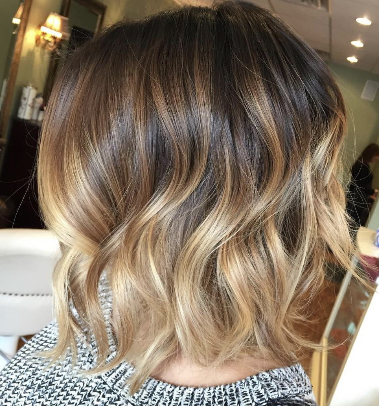 Balayage highlight W/Gloss